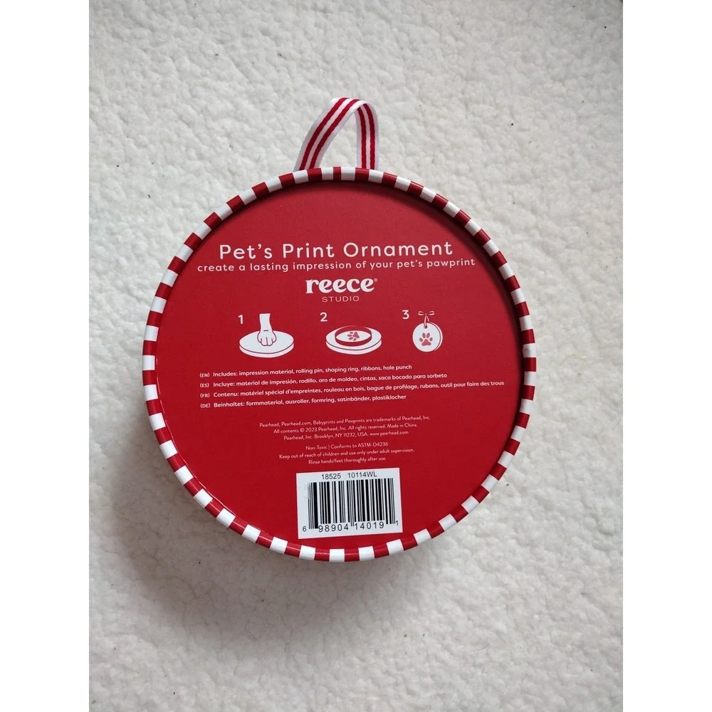 Pet's Print Ornament No Mixing No‎ Mess No Air Drying By Reece Studio